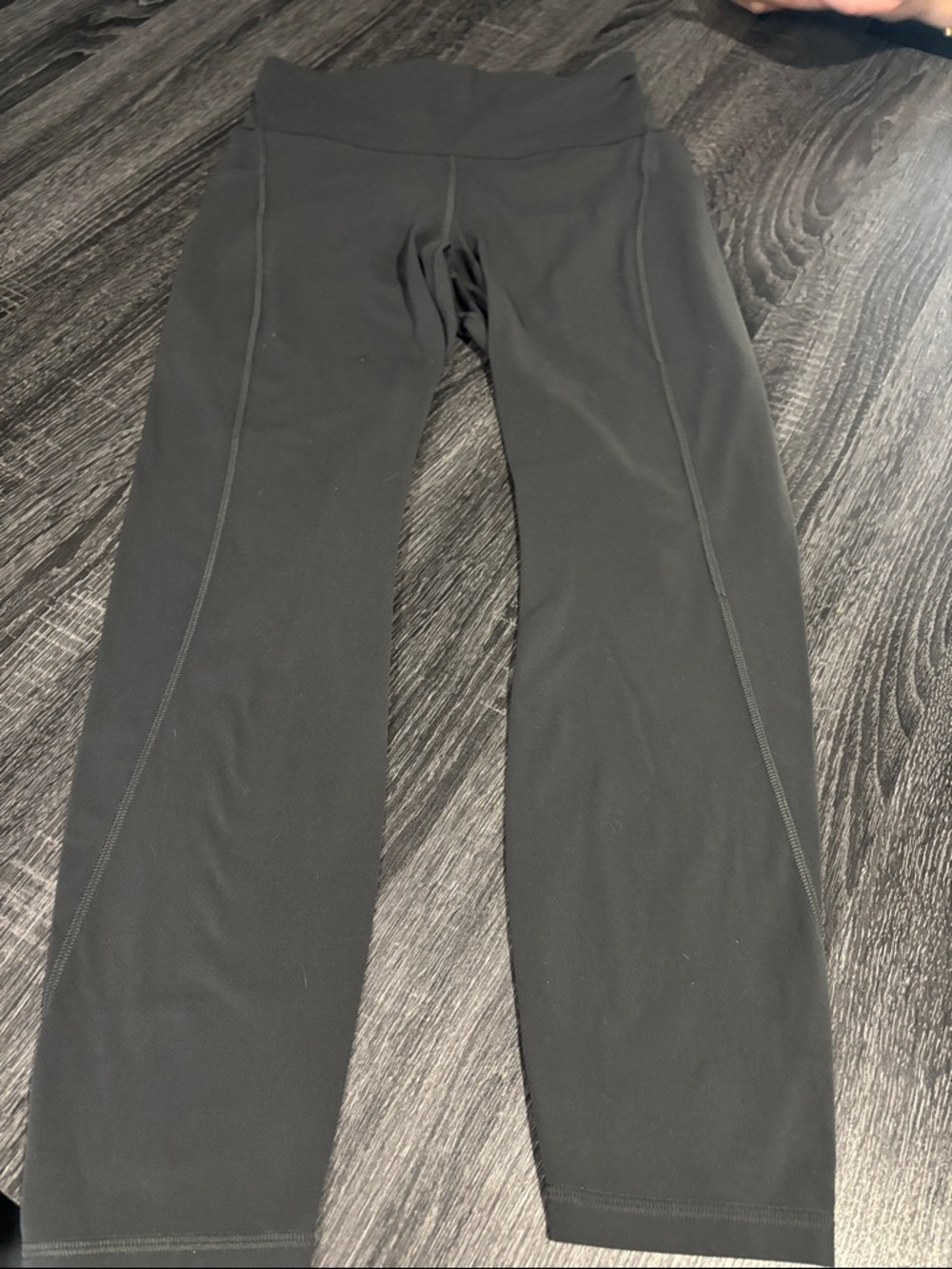 Gray  High-Waist Athletic Leggings size 8